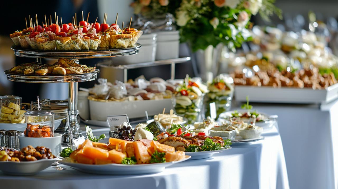 ¿Qué servicio de catering para un evento profesional garantiza seguridad alimentaria para alérgicos?